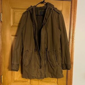 Bass Men's Brown Hooded Jacket